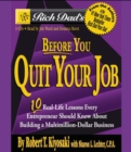 Image for Rich Dad&#39;s Before You Quit Your Job