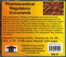 Image for Pharmaceutical Regulatory Documents : A Reference of Federal Documents Pertaining to Major Pharmaceutical, Medical Device, Sales, Manufacturing, Electronic ... Included, as an Aid to Compliance