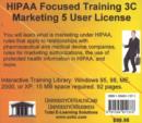 Image for HIPAA Focused Training : No. 3C : Marketing, 5 Users