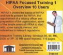 Image for HIPAA Focused Training : Overview, 10 Users : No. 1