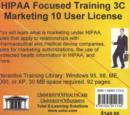 Image for HIPAA Focused Training, 10 Users : No. 3C : Marketing