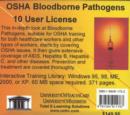 Image for OSHA Bloodborne Pathogens, 10 Users