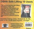 Image for OSHA Safe Lifting, 10 Users