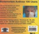 Image for Bioterrorism Anthrax, 100 Users