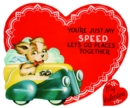 Image for Puppy Driving Car Valentine - Greeting Card