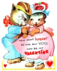 Image for Two Girl Cats Valentine - Greeting Card