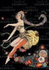 Image for Dancing Woman c. 1910&#39;s Celebration Greeting Card