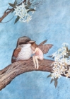 Image for Fairy &amp; Bird Embracing - Fairy Greeting Card