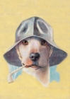 Image for Dog in Hat with Pipe - Friendship Greeting Card