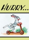 Image for Rabbit riding scooter - Get Well Greeting Card