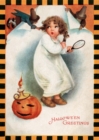 Image for Little girl and jack-o-lantern - Halloween Greeting Card