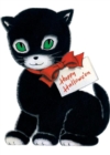 Image for Happy Halloween Black Cat Halloween Greeting Card