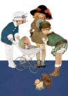 Image for Little Girls With Doll in Carriage - New Child Greeting Card