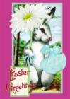 Image for Easter Rabbit With Daisy Easter Greeting Card