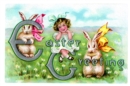 Image for Bunnies and Girl Easter Greeting Card
