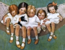 Image for Little Girls In Hammock - Jessie Willcox Smith Friendship Card