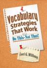 Image for Vocabulary Strategies That Work