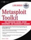 Image for Metasploit Toolkit for Penetration Testing, Exploit Development, and Vulnerability Research