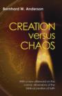 Image for Creation Versus Chaos : The Reinterpretation of Mythical Symbolism in the Bible