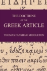 Image for The Doctrine of the Greek Article