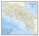 Image for Costa Rica Flat : Wall Maps Countries &amp; Regions