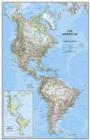 Image for The Americas Classic Flat : Wall Maps Continents