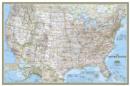 Image for United States Classic, Poster Size Flat : Wall Maps U.S.