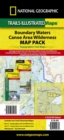 Image for Boundary Waters, Map Pack Bundle : Trails Illustrated Other Rec. Areas