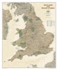 Image for England And Wales Executive Flat : Wall Maps Countries &amp; Regions