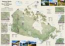 Image for Canada National Parks Flat : Wall Maps History &amp; Nature