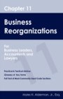 Image for Chapter 11 Business Reorganizations : For Business Leaders, Accountants And Lawyers
