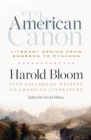 Image for The American Canon: Literary Genius from Emerson to Pynchon