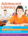Image for Adolescent literacy  : strategies for content comprehension in inclusive classrooms