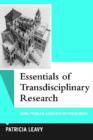 Image for Essentials of transdisciplinary research  : using problem-centered methodologies