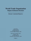 Image for WTO Dispute Settlement Decisions: Bernan&#39;s Annotated Reporter Cumulative Index Annotations