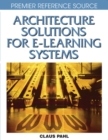 Image for Architecture solutions for e-learning systems