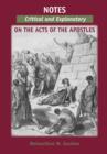 Image for Notes, Critical and Explanatory, on the Acts of the Apostles