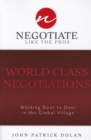 Image for World Class Negotiations : Working Door To Door in the Global Village