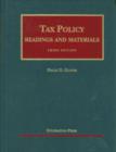 Image for Readings and Materials on Tax Policy