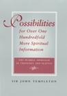 Image for Possibilities for Over One Hundredfold More Spiritual Information: The Humble Approach in Theology and Science