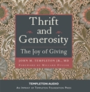 Image for Thrift &amp; Generosity : Joy Of Giving