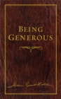 Image for Being Generous