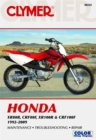 Image for Honda XR &amp; CRF Motorcycle (1992-2009) Service and Repair Manual