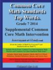 Image for Common Core Math Standards Top Words Grade 7 2014 Supplemental Common Core Math Intervention