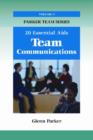 Image for Team Communications : 20 Essential Aids