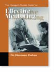 Image for The manager&#39;s pocket guide to effective mentoring