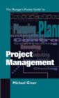 Image for The manager&#39;s pocket guide to project management
