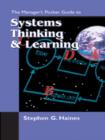 Image for The manager&#39;s pocket guide to systems thinking &amp; learning