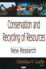 Image for Conservation &amp; Recycling of Resources