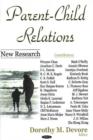 Image for Parent-Child Relations : New Research